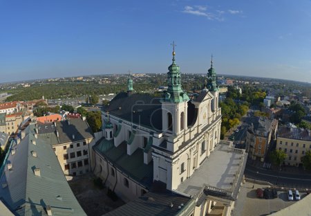 Top view of Lublin (Poland)