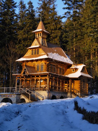 Wooden Church In Mountainse