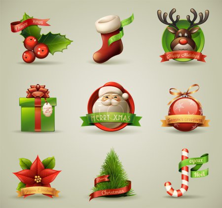 Christmas Icons Collection.