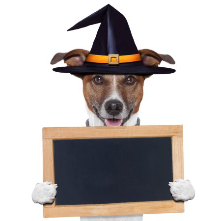Halloween placeholder banner dog