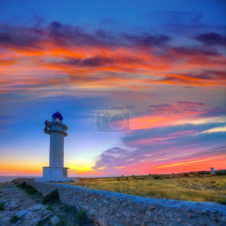 Barbaria Berberia Cape Lighthouse Formentera sunset
