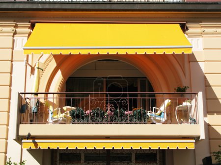 Balcony of a luxury hotel