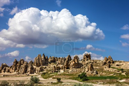 Mountain landscape in Cappadocia, Turkey