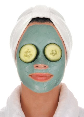 Spa cucumber mud mask