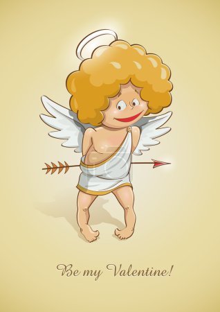 Angel cupid for valentine's day