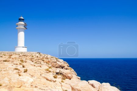 Barbaria Cape lighthouse in formentera island