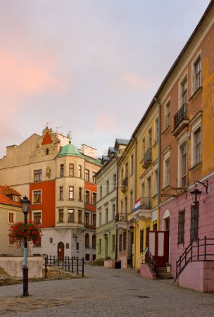 Street in Lublin, Poland
