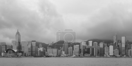 Hong Kong in black and white