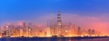 Hong Kong Victoria Harbor panorama