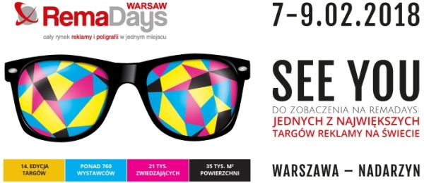 Odwiedź nas na RemaDays Warsaw
