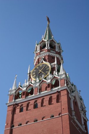 Moscow kremlin clock