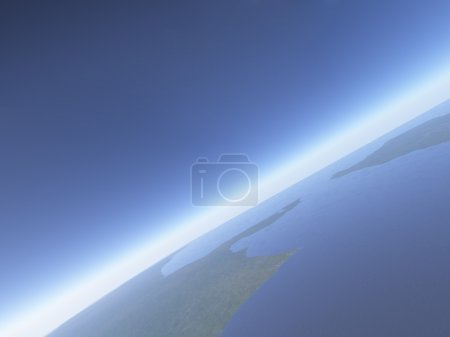 Horizon over Earth