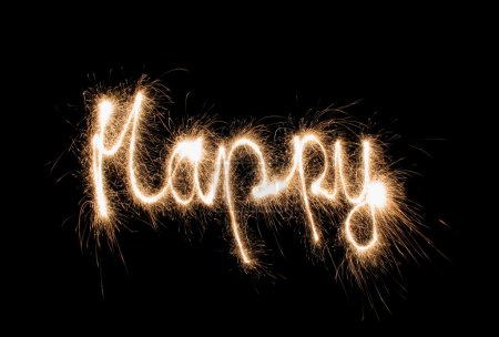 Happy sparkler (you can see other words in my portfolio)