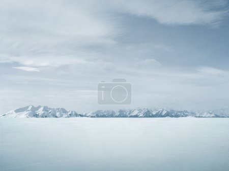 Beautiful winter background , lots of copy-space