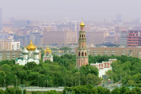 Panorama of Moscow.