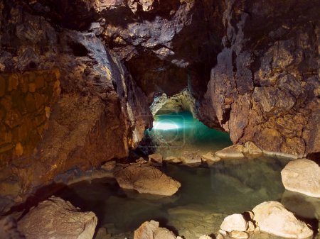 Lake in cave