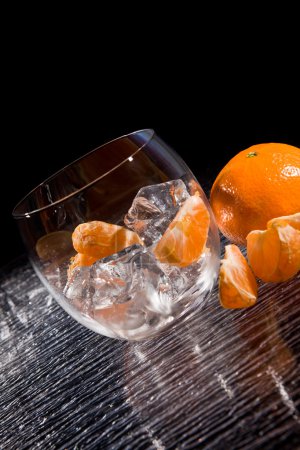 Mandarins on Ice - Cocktail Dessert