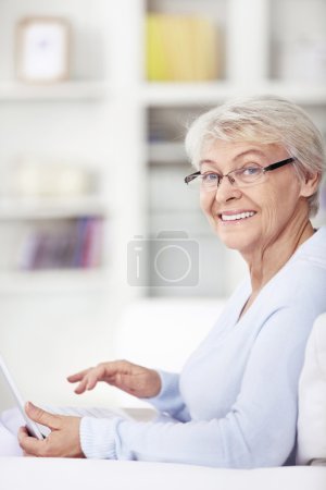 Attractive woman with a laptop