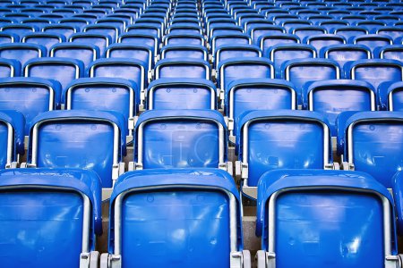 Empty stadium seats