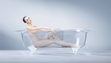 Bathing woman