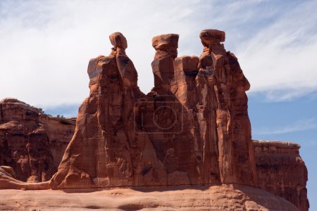 Three Gossips formation in Arches National Park