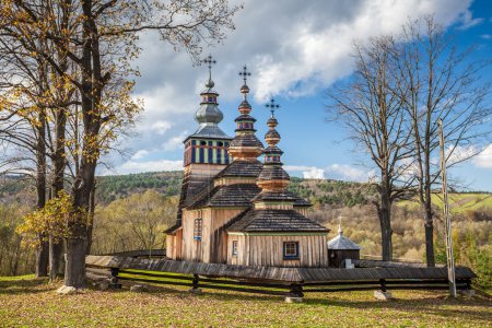 Wooden church in Swiatkowa Mala, Poland
