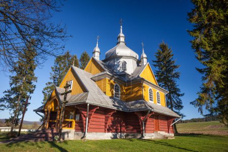Wooden church in Gladyszow, Poland