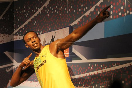 Usain Bolt wax statue