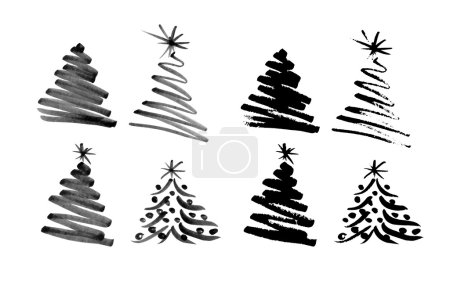 Hand sketch Christmas tree