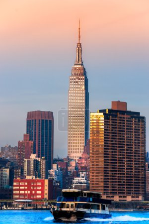 Manhattan skyline in New York City