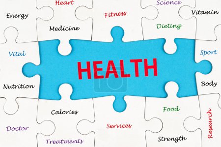 Health concept puzzle