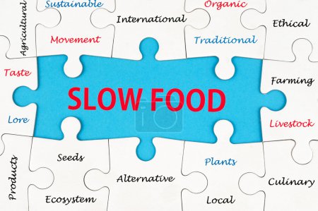 Slow food concept
