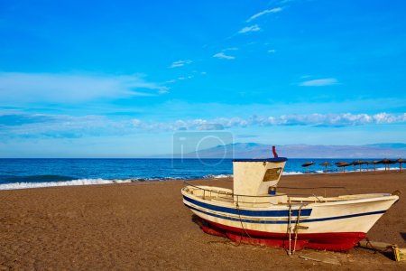Almeria Cabo de Gata San Miguel beach boats