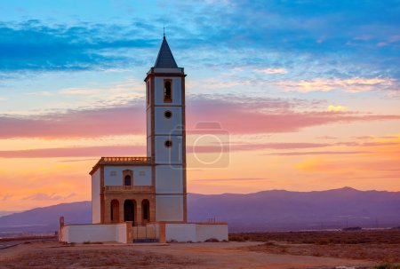 Almeria Cabo de Gata Salinas church in Spain