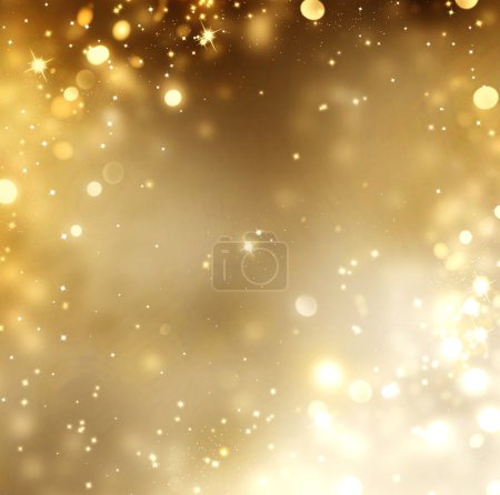 Christmas gold background.