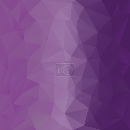 Vector polygonal background with pattern - triangular design in violet colors - purple
