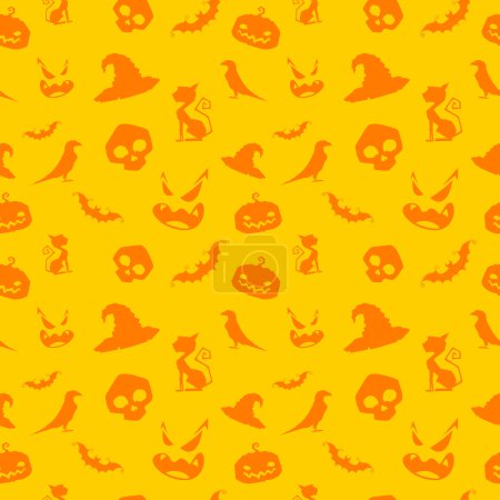 Seamless background for Halloween