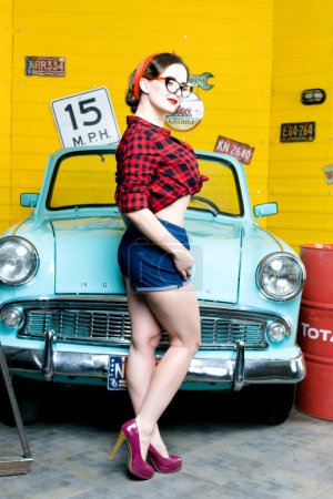 Woman With Pinup Style 