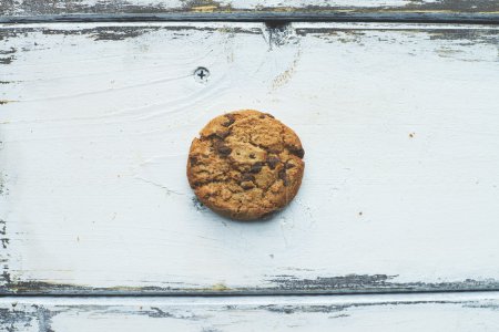 Biscuit on wooden background