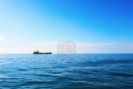 CArgo ship in ocean