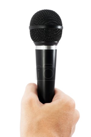 Microphone in hand