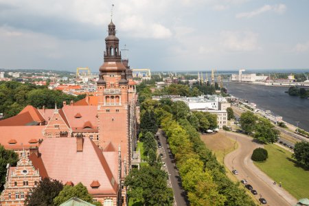 Szczecin / city panorama / Poland