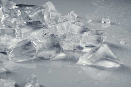 pile of crushed   ice