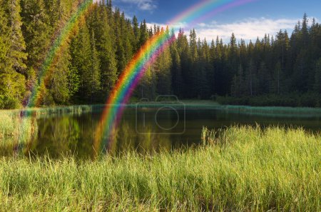 Rainbow on the Lake
