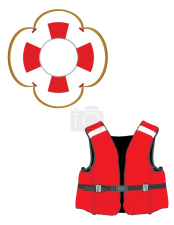 Life jacket and buoy