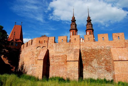 Opole, Poland: Medieval Walls and Holy Cross Cathedral