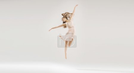 Young beautiful and talented ballet dancer