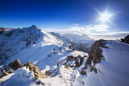 Tatra mountains in snowy winter time, Poland