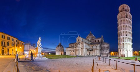 Piazza dei Miracoli with Leaning Tower of Pisa