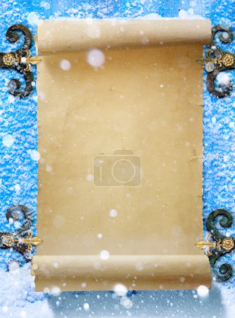Art abstract Christmas Snow fantasy background